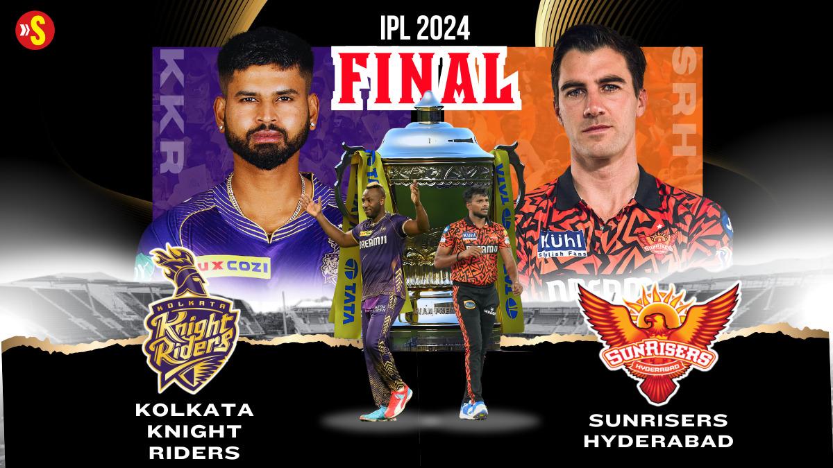 KKR vs SRH Live Score, IPL 2024 Final: Kolkata Knight Riders takes on Sunrisers Hyderabad at Chepauk; IPL Finals all-time records